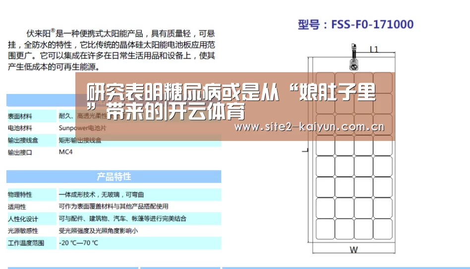 研究表明糖尿病或是从“娘肚子里”带来的|开云体育(图4) 开云体育
